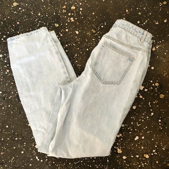 By Dyln Nakita Jeans Light Blue Denim Straight Leg S NWOT $129 - Picture 9 of 10